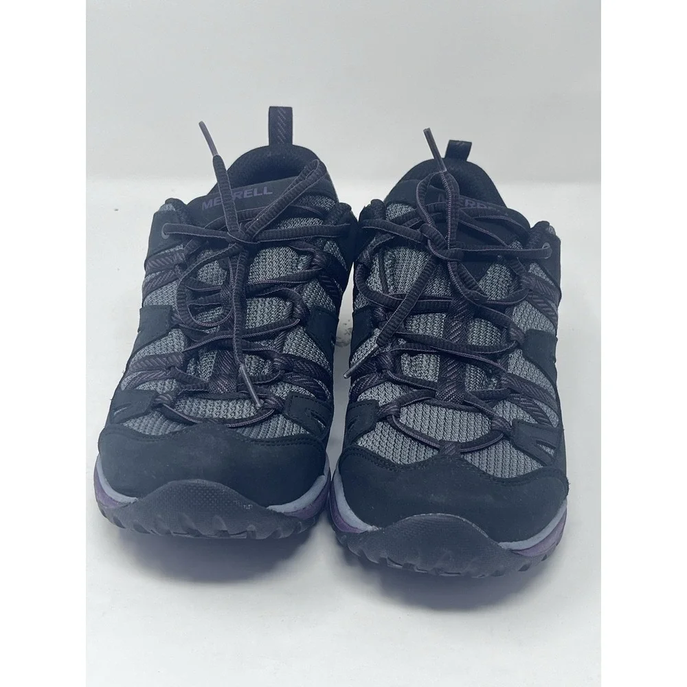 Merrell Siren Sport 3‎ Women's Black/Blackberry Trail Vibram Hiking Shoes Sz 9